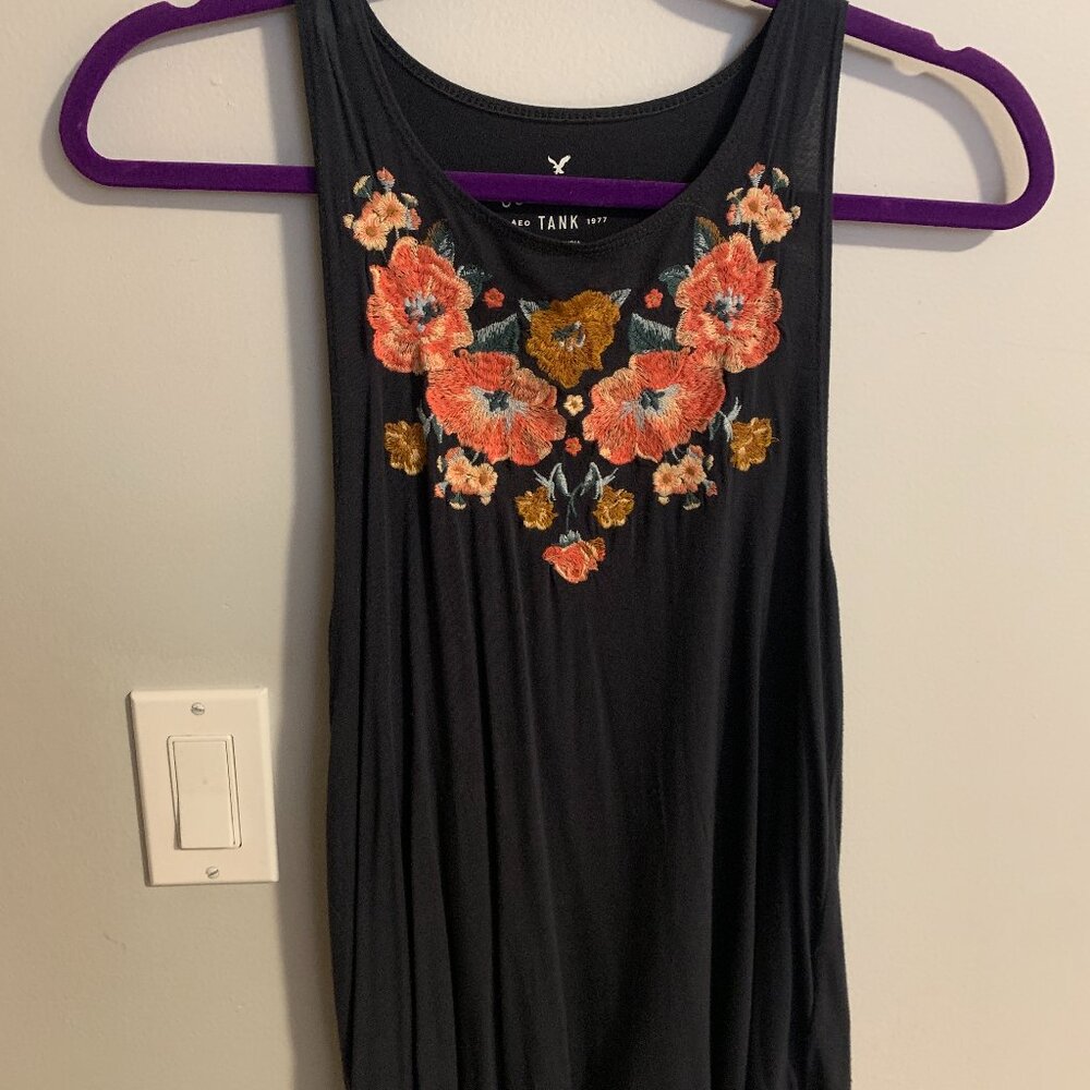 American Eagle Floral Tank